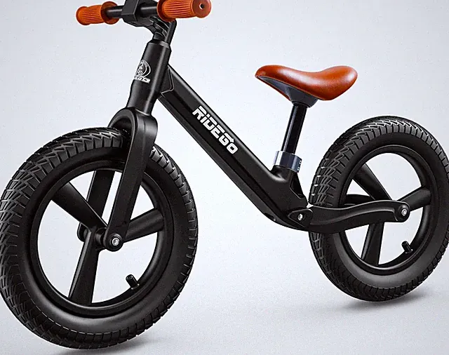 14 Inch Balance Bike for Kids 3-6 Year Old,Lightweight Kids Bike with Adjustable