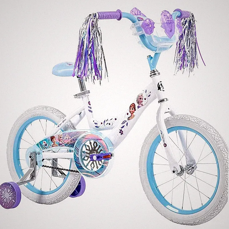 HUFFY FROZEN 16 KIDS' BIKE IN WHITE: PERFECT FOR YOUR LITTLE ONES - WHITE