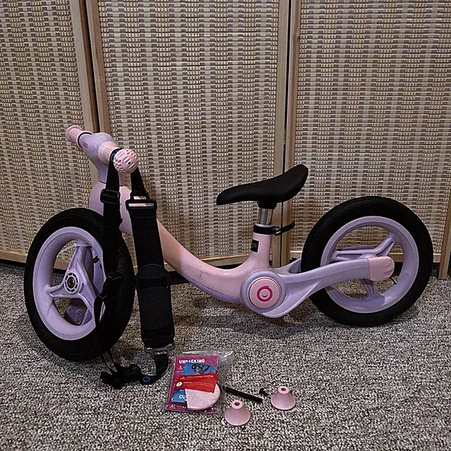 Rideo Folding Kids Balance Bike | Safety First 12" Toddler Bike for Boys & Girls